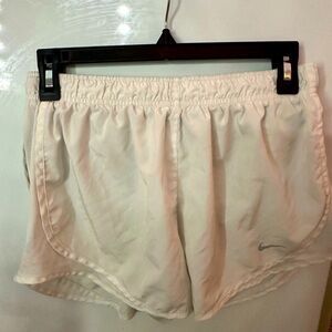 white athletic shorts